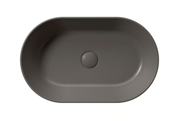 COLOR ELEMENTS 60X37 - Countertop oval ceramic washbasin by GSI ceramica - view 3